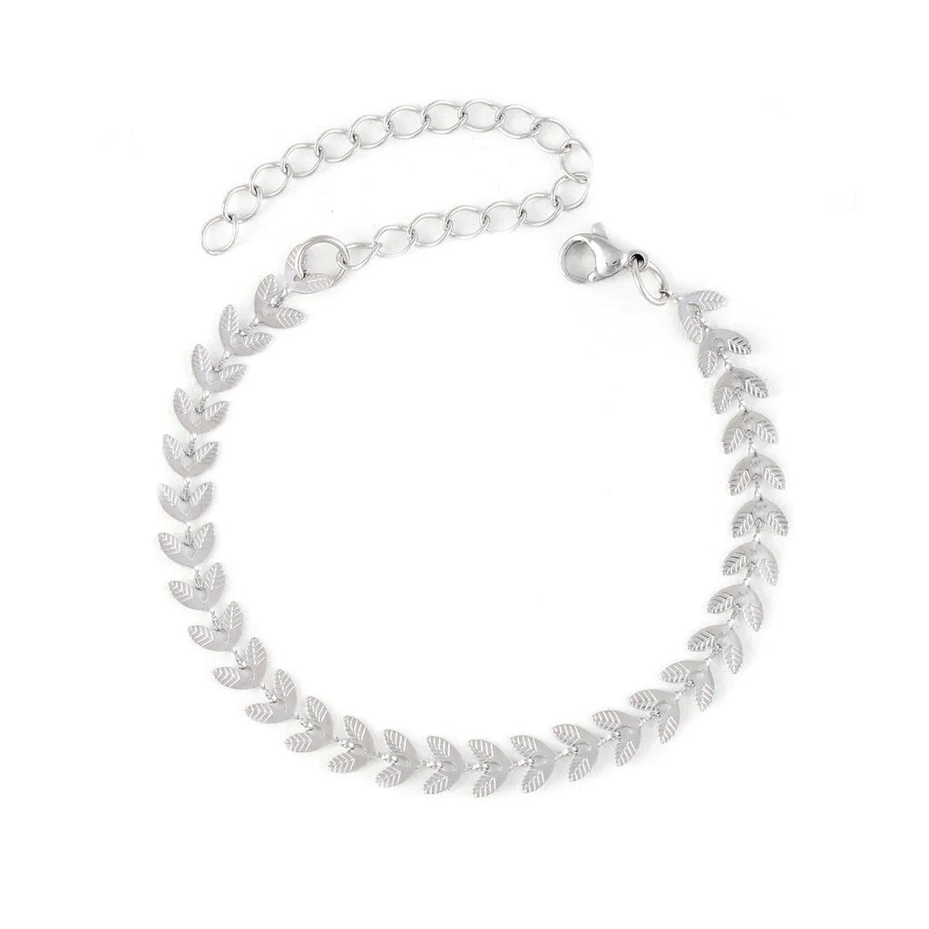 Simple Style Leaf Bracelet