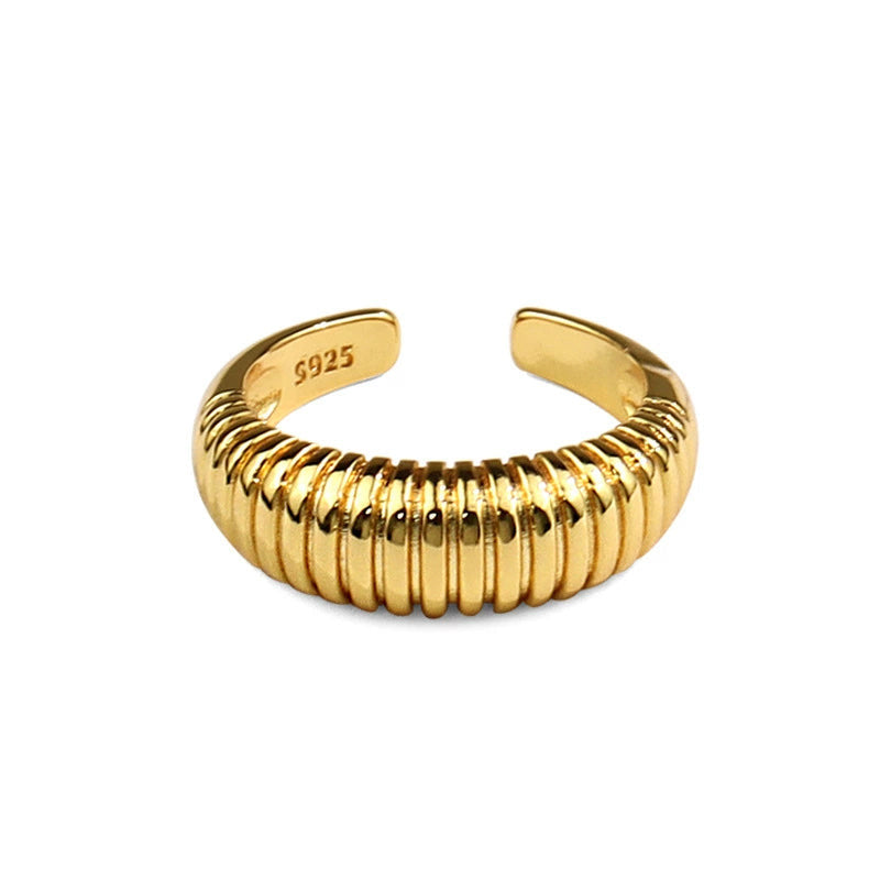Adjustable French Croissant Ring