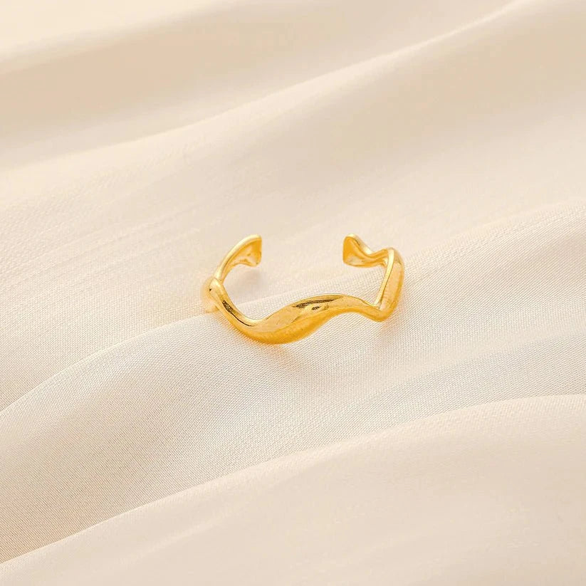 Adjustable Plating Open Ring