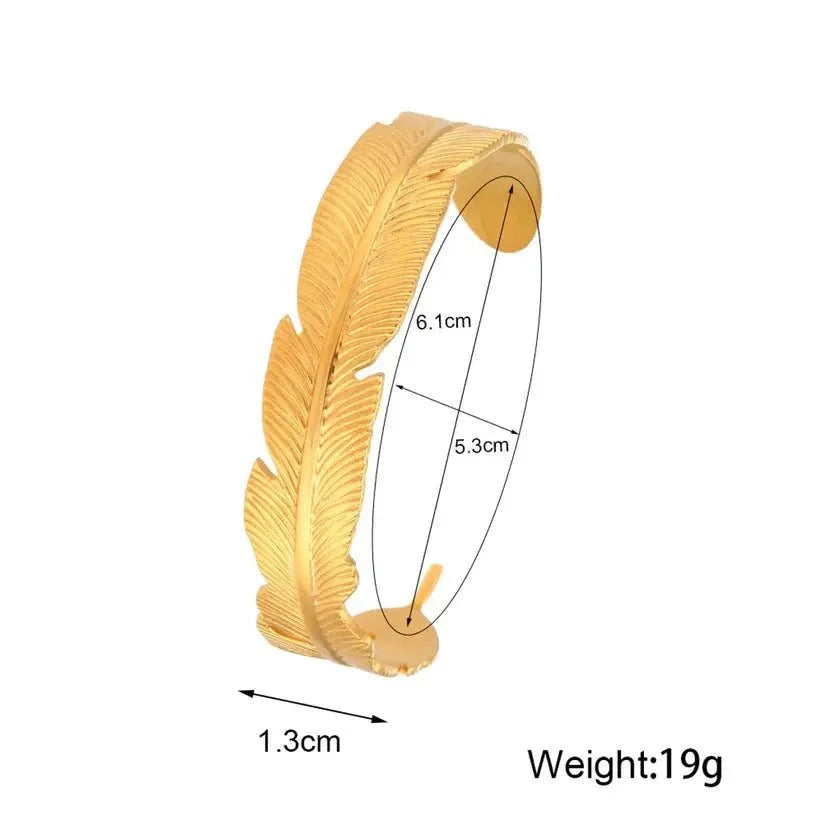 Open-end Leaf Bracelet
