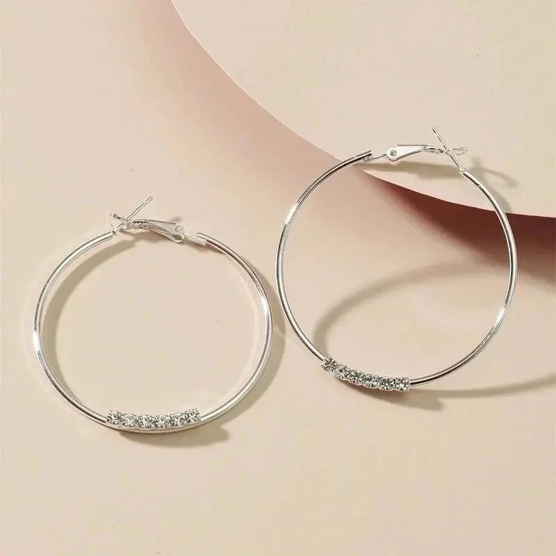 Rhinestone Hoops