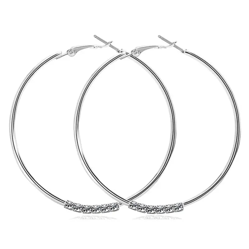 Rhinestone Hoops