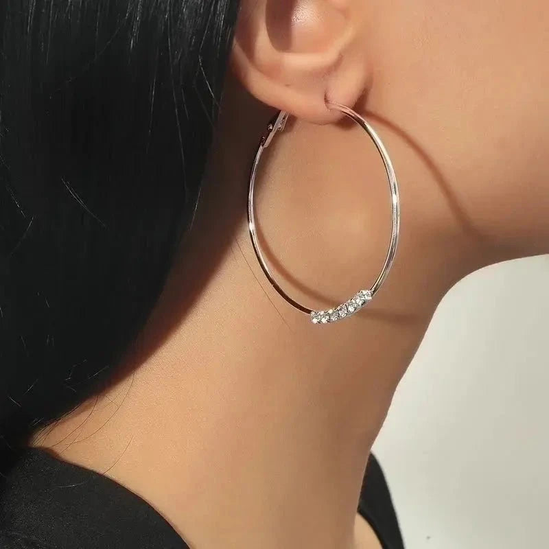 Rhinestone Hoops